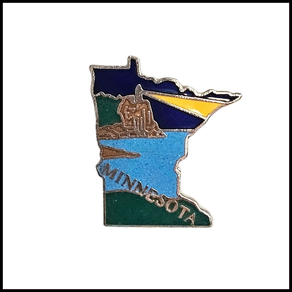 MAFCO Minnesota Souvenir Pin State Landmark Travel Collectible‎